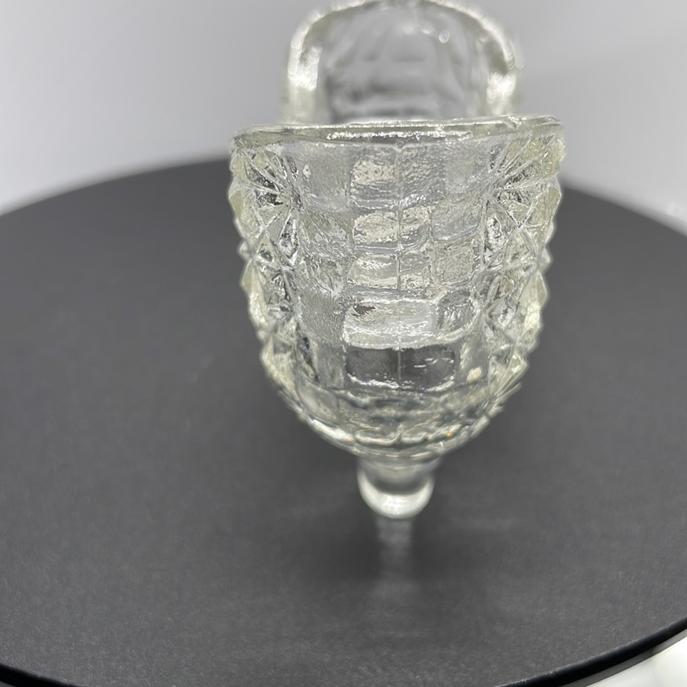 Vintage clear Glass button and Daisy shoe - Picture 8 of 8